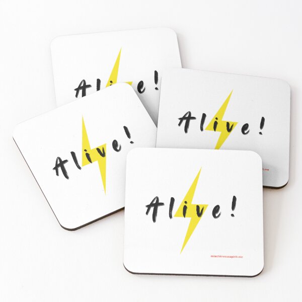 Item preview, Alive! logo designed and sold by Mischievous Spirit.