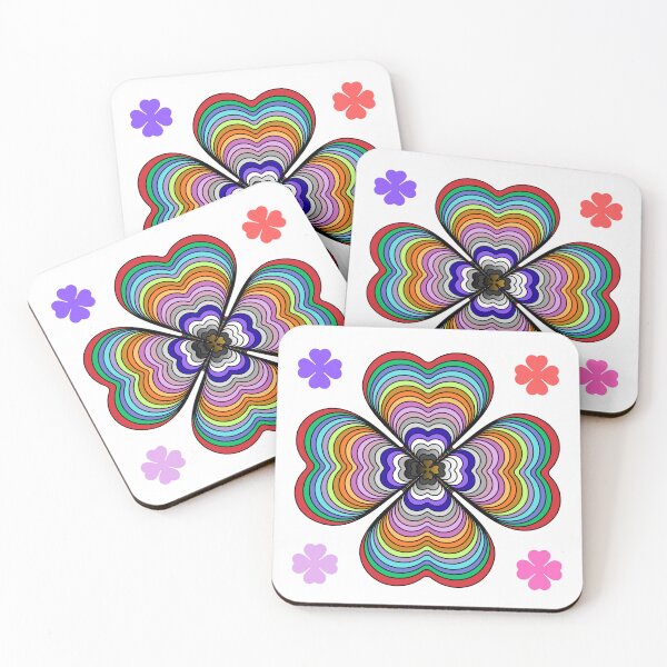Item preview, Rainbow Clover Bloom designed and sold by Carftastic.