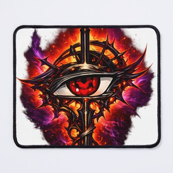 Item preview, Crimson Demon Eye Sword – Dark Gothic Fantasy Emblem designed and sold by Monbalc.