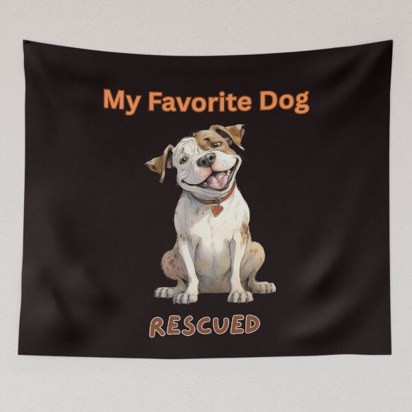 Item preview, My Favorite Dog - Rescued: Mixed Breed 4 designed and sold by Rogue-Threads.