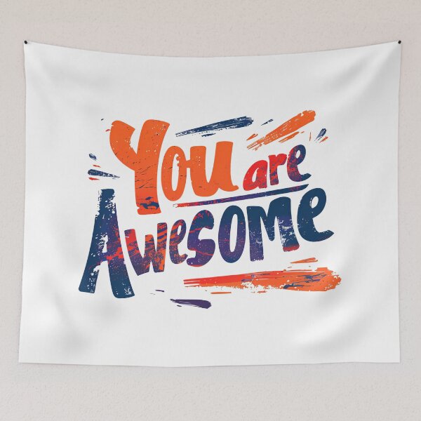 Item preview, Vous êtes génial – Art typographique de motivation coloré designed and sold by Wawan35200.