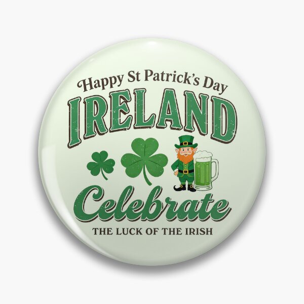 Item preview, Luck of the Irish Celebrate Ireland Vintage Typography designed and sold by zzz888.