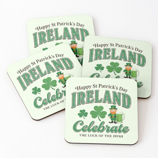 Item preview, Luck of the Irish Celebrate Ireland Vintage Typography designed and sold by zzz888.