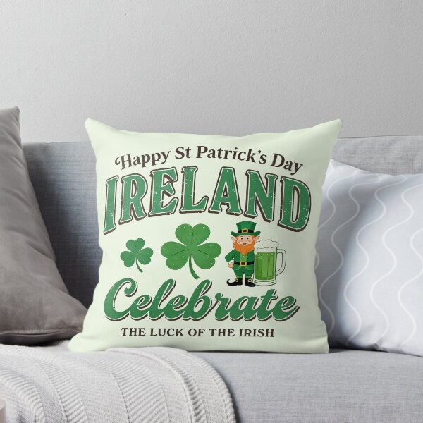Item preview, Luck of the Irish Celebrate Ireland Vintage Typography designed and sold by zzz888.