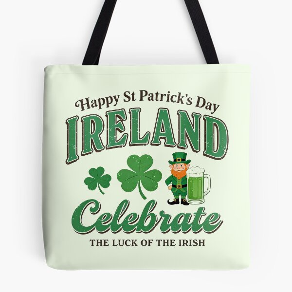 Item preview, Luck of the Irish Celebrate Ireland Vintage Typography designed and sold by zzz888.