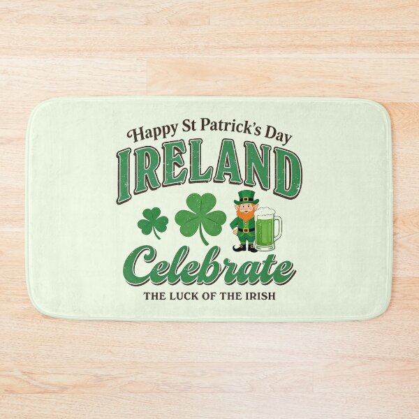 Item preview, Luck of the Irish Celebrate Ireland Vintage Typography designed and sold by zzz888.