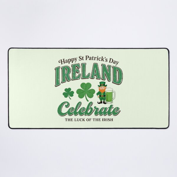 Item preview, Luck of the Irish Celebrate Ireland Vintage Typography designed and sold by zzz888.