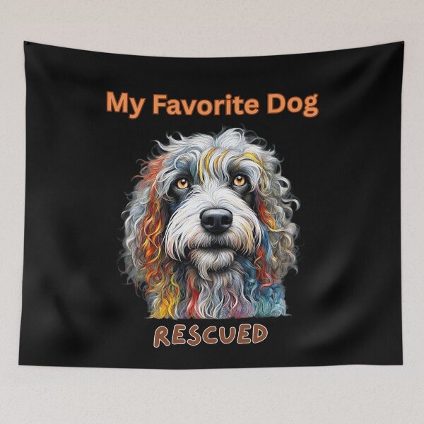 Item preview, My Favorite Dog - Rescued: Mixed Breed 5 designed and sold by Rogue-Threads.