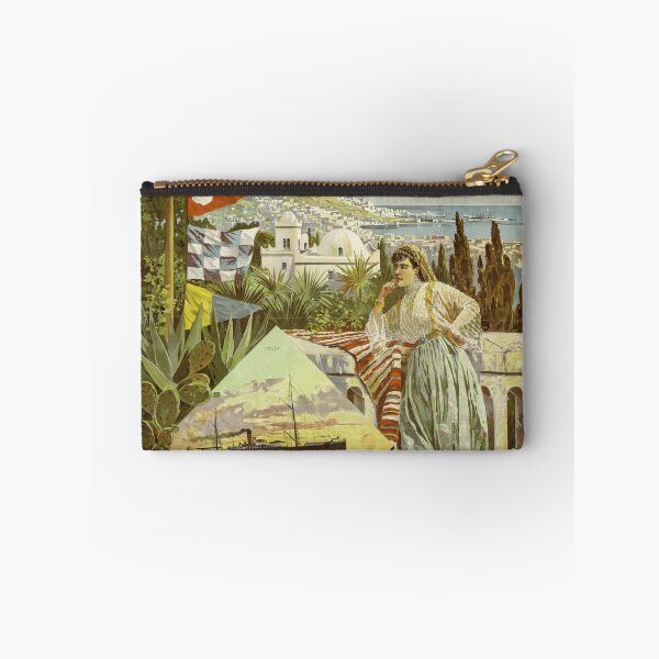Item preview, Vintage French Algeria Travel Poster Maritime Belle Epoque designed and sold by TheSoulOfArt.