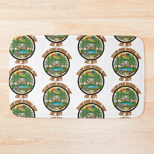 Item preview, Pegatina vintage de fauna del Parque Nacional de Yellowstone - Edición retro de 1872 designed and sold by The Urban Explorer.