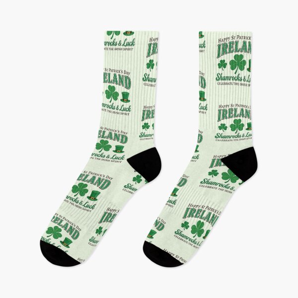 Item preview, Shamrock Luck Ireland Celebrate Spirit Typography designed and sold by zzz888.