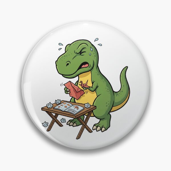 Item preview, Frustrated T-Rex Trying to Do Origami designed and sold by Kvarny.