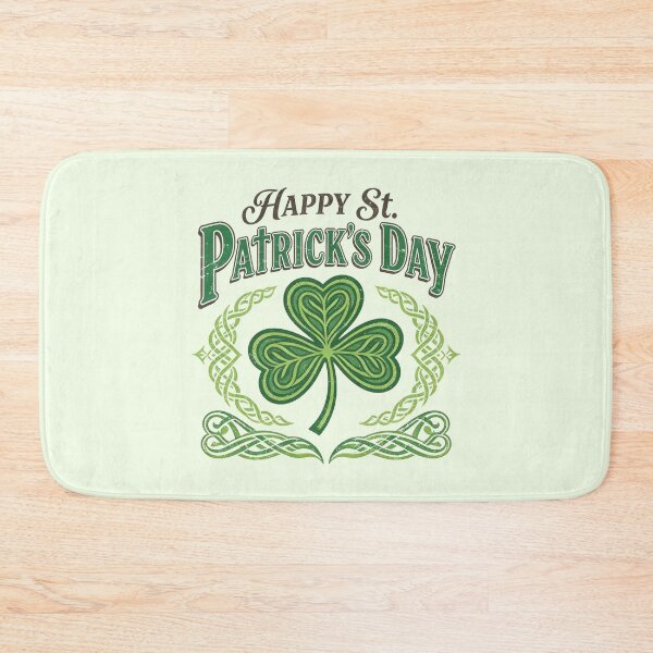 Item preview, Ornate Celtic Shamrock Saint Patrick's Day Art designed and sold by zzz888.