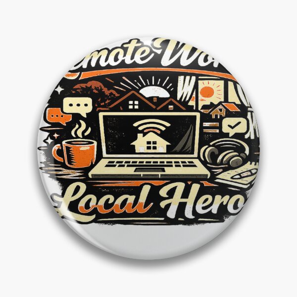 Item preview, Remote Worker Local Hero Funny Work From Home T-Shirt Gift for Remote Employees designed and sold by Joedohtho.