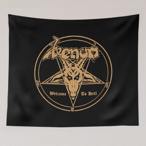 Item preview, Venom - Welcome to Hell - Pentagram Goat  designed and sold by BridgesBooks.