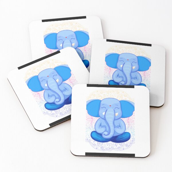 Item preview, Lord Ganesha Spiritual Mandala Art designed and sold by JunnuCreations.