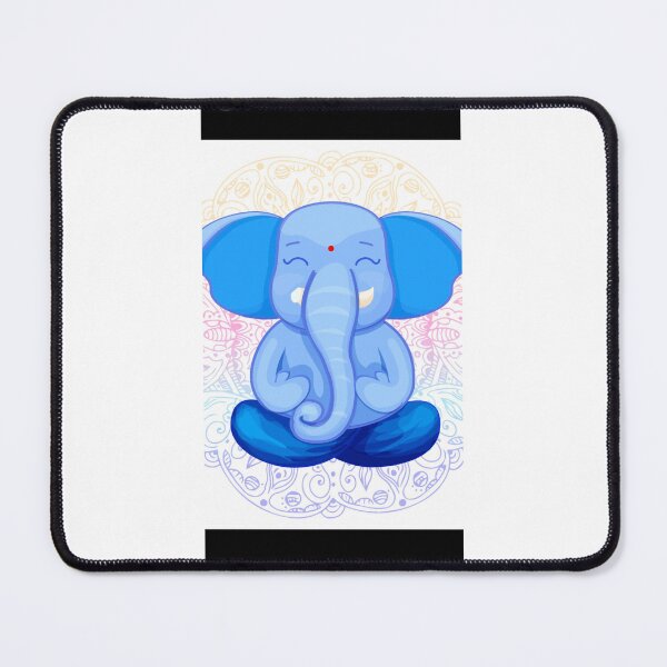 Item preview, Lord Ganesha Spiritual Mandala Art designed and sold by JunnuCreations.