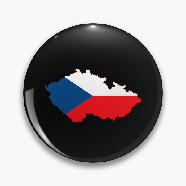 Item preview, Czechia Map Flag designed and sold by DreamBrushy.