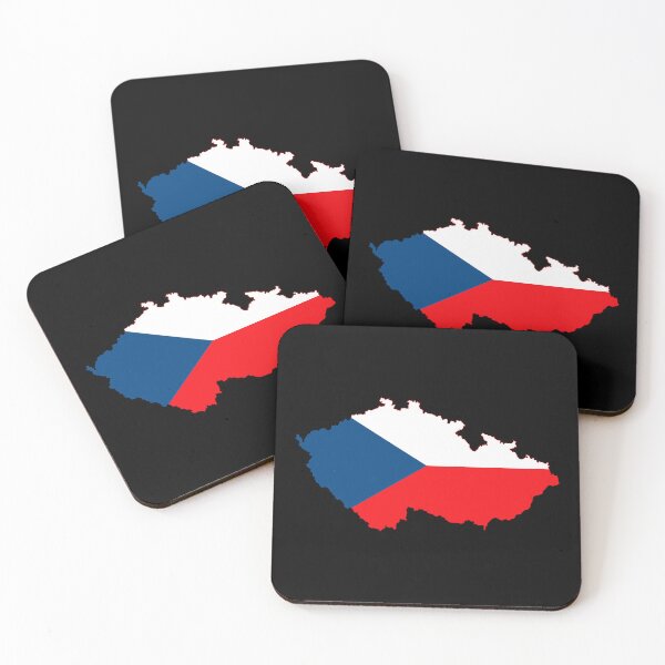 Item preview, Czechia Map Flag designed and sold by DreamBrushy.