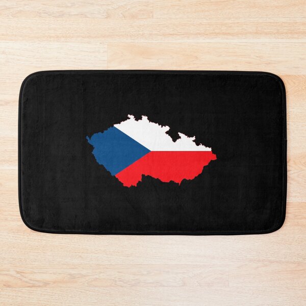 Item preview, Czechia Map Flag designed and sold by DreamBrushy.