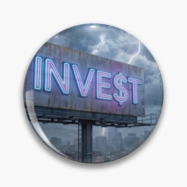 Item preview, Invest Neon Billboard designed and sold by Maria Dryfhout.