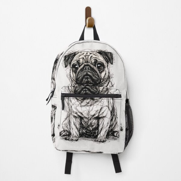 Item preview,  Scribble Pug Dog Abstract Art  Sketch Minimalist Dog  designed and sold by erozzz.