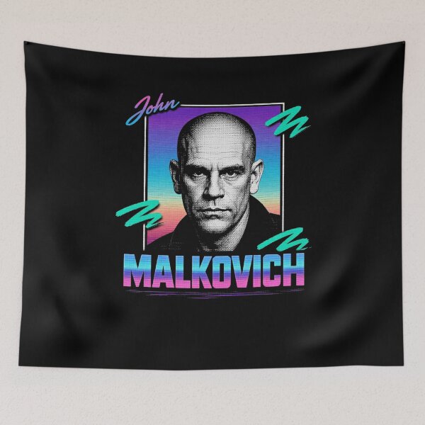 Item preview, John Malkovich Retro Pop Art Tribute Design designed and sold by TheArtOfCar.