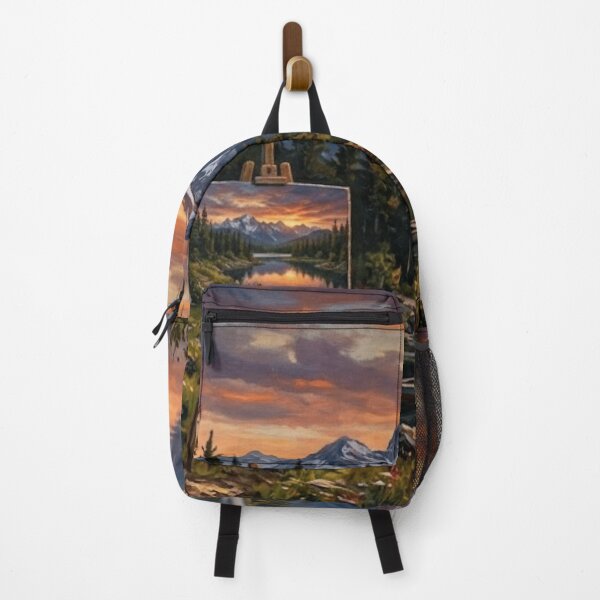Item preview, Sunset Serenity: The Artist's Mountain Reflection designed and sold by SolenyaStudio.