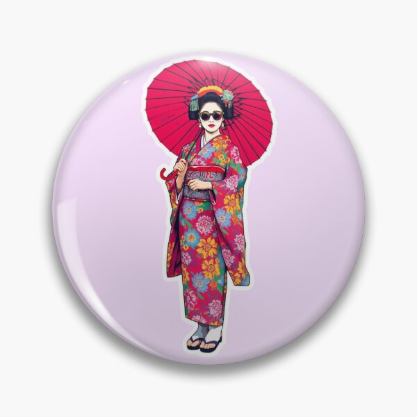 Item preview, Maiko with a Wagasa – Japanese Traditional Art designed and sold by suteki758.