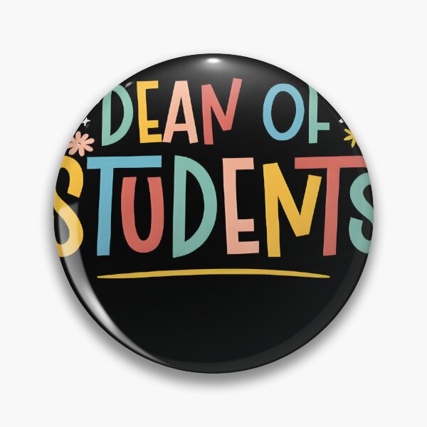 Item preview, Dean of Students – Colorful Academic Title Typography Design designed and sold by cfindustriespr.