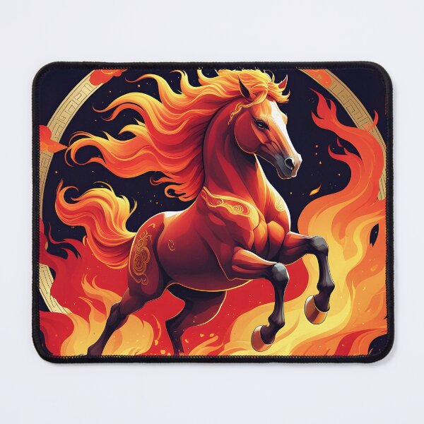 Item preview, Copy of Fiery Zodiac Horse - Embrace the Fire Energy Chinese Astrology designed and sold by nuwanari.