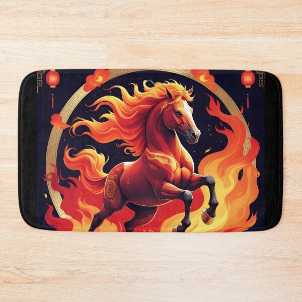 Item preview, Copy of Fiery Zodiac Horse - Embrace the Fire Energy Chinese Astrology designed and sold by nuwanari.