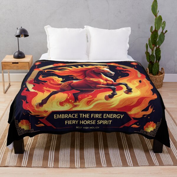 Item preview, Copy of Fiery Zodiac Horse - Embrace the Fire Energy Chinese Astrology designed and sold by nuwanari.
