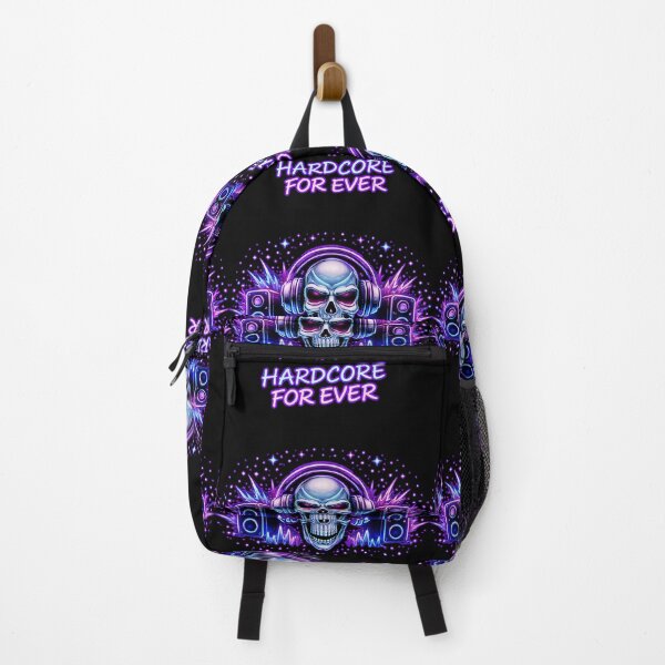 Item preview, Hardcore For Ever – Neon Skull Headphones & Speakers designed and sold by leyfinder.