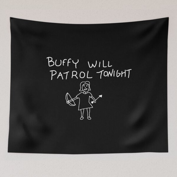 Item preview, Buffy Will Patrol Tonight  designed and sold by rosasinha.