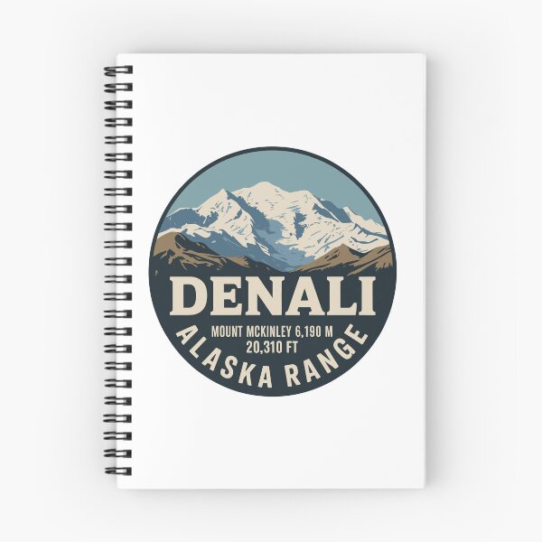 Item preview, Denali Alaska Vintage Mountain Badge designed and sold by Digital Art Works  Hub.