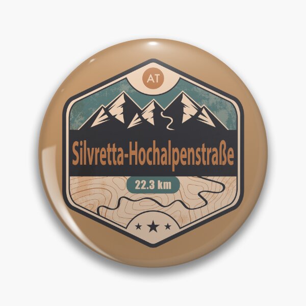 Item preview, Silvretta High Alpine Road Badge designed and sold by CynthiaGraphics.