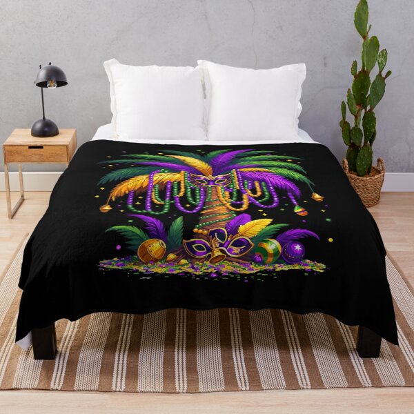Item preview, mardi gras Palm Tree Hawaiian Men Women Kids designed and sold by Boutkimaewab.