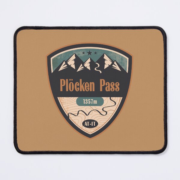 Item preview, Plocken Pass Alpine Road Badge designed and sold by CynthiaGraphics.