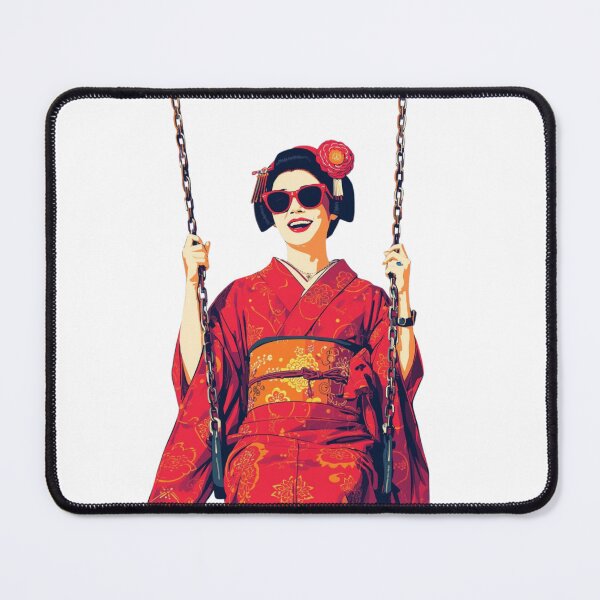 Item preview, Maiko on a Swing – Kyoto Japan Art designed and sold by suteki758.