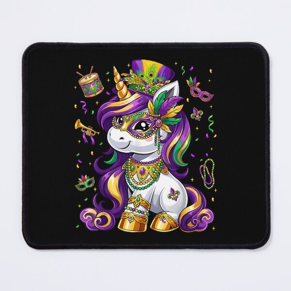 Item preview, Cute Mardi Gras Princess Unicorn Bead Women Girl Kid Toddler designed and sold by Boutkimaewab.