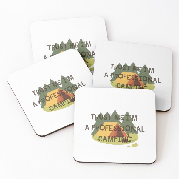 Item preview, Trust Me I’m a Professional Camper – Funny Camping Quote designed and sold by eltontovolador.