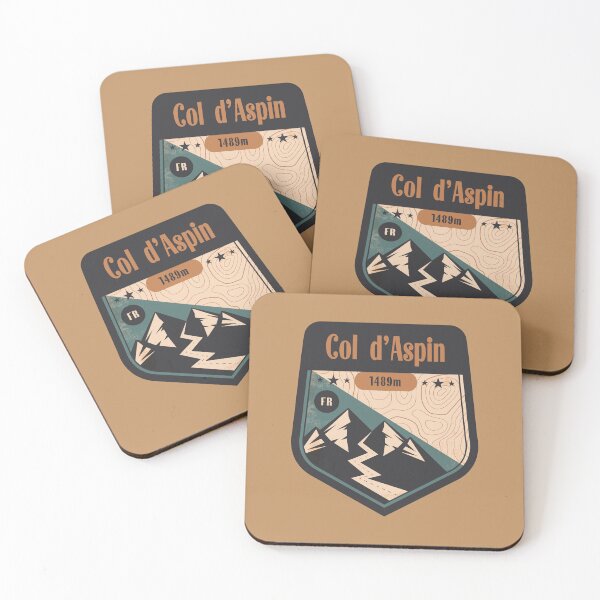 Item preview, Col d'Aspin Pyrenees Road Badge designed and sold by CynthiaGraphics.