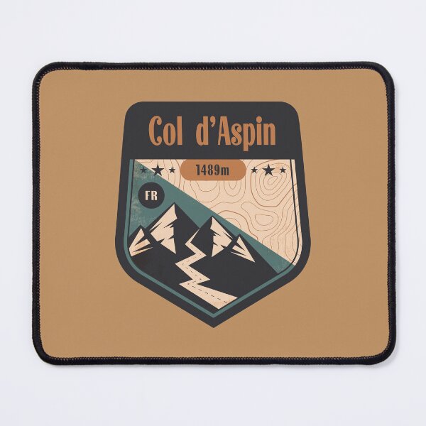 Item preview, Col d'Aspin Pyrenees Road Badge designed and sold by CynthiaGraphics.