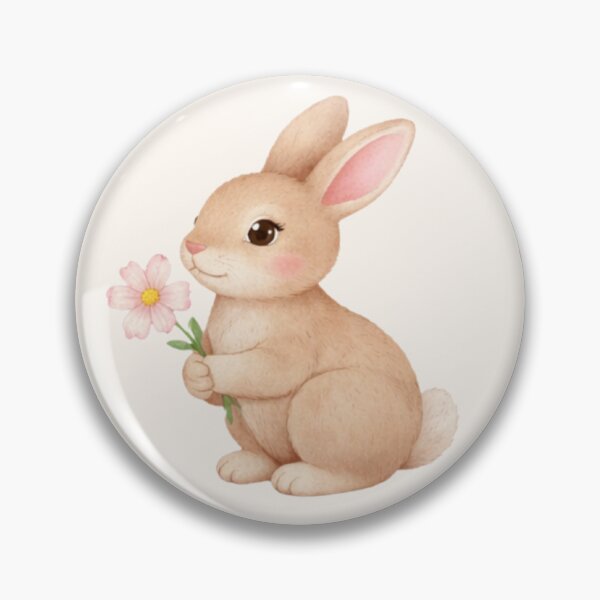 Item preview, Cute Bunny Spring Pattern with Flowers designed and sold by OneLook.