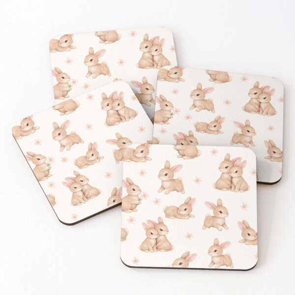 Item preview, Cute Bunny Spring Pattern with Flowers designed and sold by OneLook.