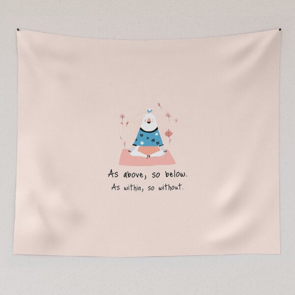Item preview, As above, so below. As within, so without. designed and sold by WellspringXflow.