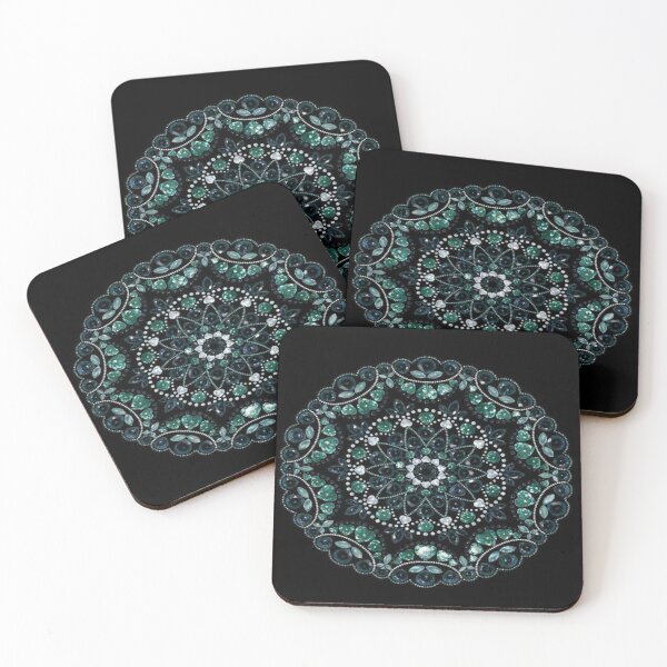 Item preview, Drawing of intricate dotwork mandala art  designed and sold by NivyasArtistry.