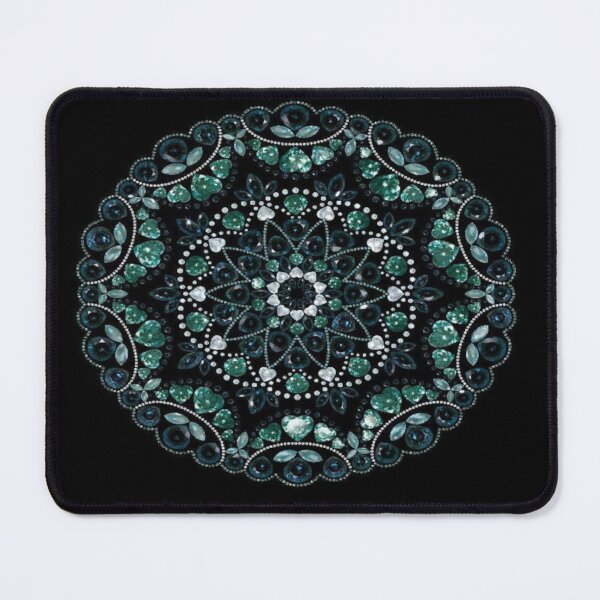 Item preview, Drawing of intricate dotwork mandala art  designed and sold by NivyasArtistry.