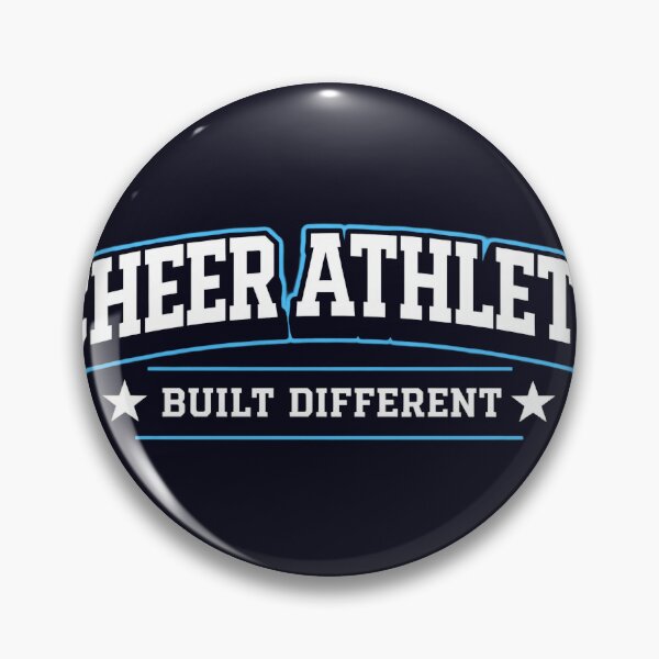 Item preview, Cheer Athlete: Built Different (Blue) designed and sold by Evolution Martial Arts.